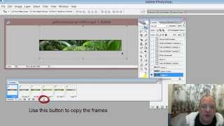 How to make an animated gif banner in Photoshop [upl. by Caressa]