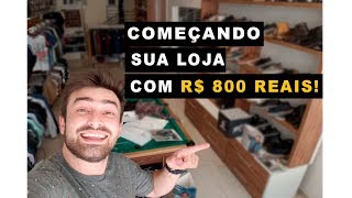 Como montar uma loja de roupas masculinas com pouco dinheiro [upl. by Nesila]