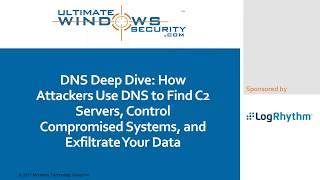 Webinar How Attackers Use DNS to Find C2 Servers Control Systems and Exfiltrate Data [upl. by Erlond910]