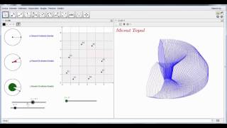 GeoGebra Dersleri Türkçe  Düzlemde 3D Grafik Çizimi  doğru parçaları ile yüzey Mesut Topal [upl. by Kironde]