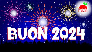 BUON ANNO Benvenuto 2024  Auguri di felice anno nuovo [upl. by Aihsirt]