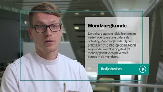 Inholland  Mondzorgkunde Stagiair aan het woord over de opleiding [upl. by Are]