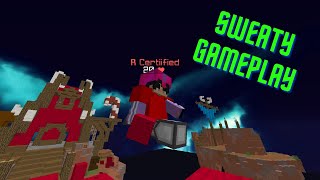 Hypixel Bedwars Gameplay l No Commentary [upl. by Haidej]