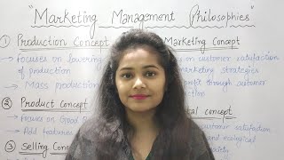 👉Marketing management philosophies👈 Marketing management concepts  Business studies  Shruti Gupta❤ [upl. by Aserehc]