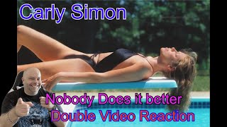 Carly Simon Nobody does it better Double Videos reaction [upl. by Adnarym733]