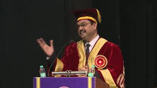 Prof Yogesh Singh Vice Chancellor DTU addressing in 4th Convocation 2017 [upl. by Airtemed]