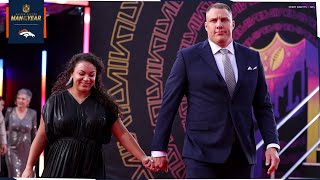 One of the greatest honors I could ever receive T Garett Bolles represents Broncos at NFL Honors [upl. by Varden]