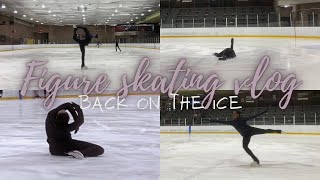 SKATING VLOG ⛸️  Back on ice hip cured and jumping again [upl. by Esinart884]