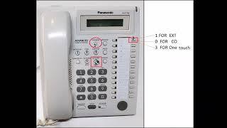 Storing DSS keys on any Panasonic digital phone connected to any Panasonic IPPBX [upl. by Rheingold]