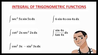 BASIC INTEGRAL OF TRIGONOMETRIC FUNCTIONS [upl. by Waiter]