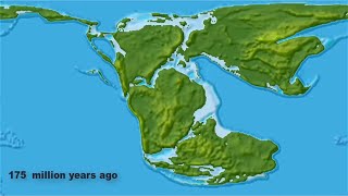 Continental Drift from Pangea to Today [upl. by Jeunesse]