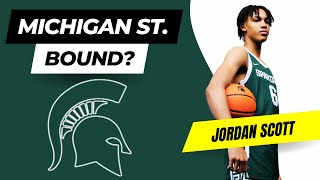 Jordan Scotts Decision Date Is Thursday Is He Michigan State Bound [upl. by Thurlow]