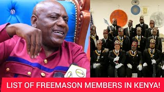 NAMES OF FREEMASON MEMBERS IN KENYA EXPOSED By APOSTLE NDURA WARUINGE [upl. by Assirok332]