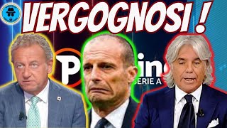 VERGOGNOSI IERI A PRESSING LA DIFESA SULLA RISPOSTA DI ALLEGRI HA DEL GROTTESCO ECCOVI GLI AUDIO [upl. by Hnah]