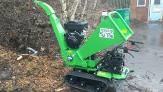 Peruzzo TB100C Self propelled Tracked Chipper [upl. by Ladd]