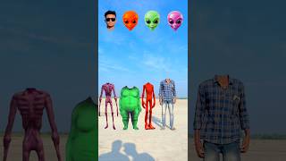 Red dame tu Casita alien Purple siren amp fat dog vs me correct head matching funny vfx Game shots [upl. by Mitzl]