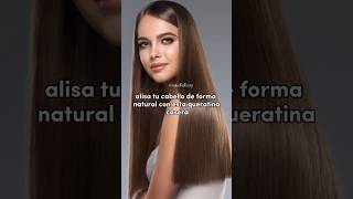 Cómo ALISAR El CABELLO De FORMA NATURAL shorts keratina cabello receta cosmeticanatural hair [upl. by Thay]