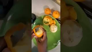 ASMR Orange peel smooth sound asmrshorts asmrsounds asmr [upl. by Suckow803]