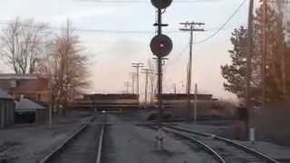 Possibly The Creepiest Train Horn Ever Epic Catch DME SD402s at Hamler Ohio [upl. by Brandi]