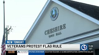 POW flags are coming down from town buildings in Cheshire [upl. by Htrahddis]