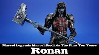 Marvel Legends Ronan Guardians of the Galaxy Marvel Stud10s The First Ten Years Hasbro Review [upl. by Niddala]