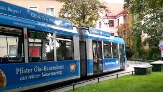 Munich Tram Straßenbahn München DE Linie 15 R 33 [upl. by Twyla]