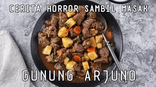 CERITA HORROR SAMBIL MASAK ‼️ ceritahorrorstory [upl. by Gildea]