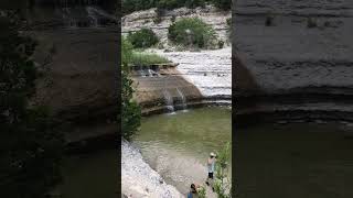 Waterfall at Cleburne State Park happylife usa nature fun travel waterfall statepark weekend [upl. by Allissa]