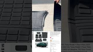 Model Y Floor Mats Comparison TAPTES vs LDCRS vs BAMACAR [upl. by Greyso]