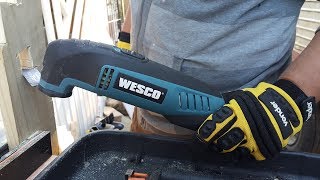 Multiferramenta Oscilante Sonic Wesco WS5120  REVIEW E TESTE [upl. by Anerat]