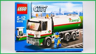 LEGO City 60016 Tanker Truck Speed Build [upl. by Chemarin]