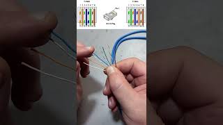 How to crimp RJ45 shorts crimping rj45 ethernet tools [upl. by Htebarual761]