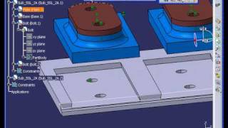 CATIA V5 tutorial ASSEMBLY Assembly  Learn CATIA V5 [upl. by Odlamur]