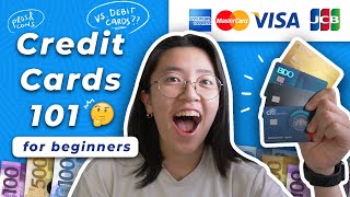 💳 Credit Cards for BEGINNERS  vs Debit Card Pros amp Cons How to Apply  Credit Cards 101 [upl. by Ailliw]