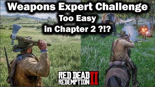 Weapons Expert Challenge made easy in Chapter 2  Red Dead Redemption 2  RDR2 [upl. by Naasar209]