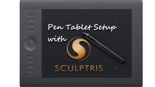 Pen Tablet Setup For Sculptris [upl. by Nahs748]