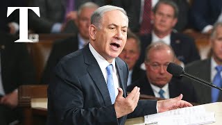 LIVE Benjamin Netanyahu addresses US Congress in Washington [upl. by Rema]