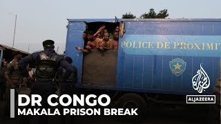 DR Congo prison break At least 129 people killed in attempted escape from country’s biggest prison [upl. by Anawyt381]