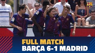 FULL MATCH  LaLiga Promises International 2019  FC Barcelona 61 Real Madrid [upl. by Lalo]