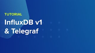 Tutorial InfluxDB v1 amp Telegraf [upl. by Annahael]