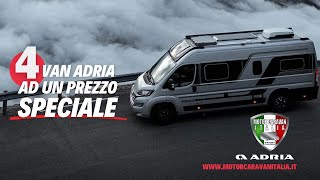 4 Van Adria ad un prezzo speciale 8000€ [upl. by Kampmann141]