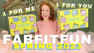 FabFitFun Spring 2023  Double Unboxing  FabFitFun Giveaway [upl. by Attej]