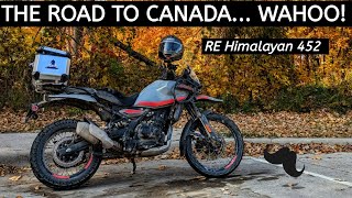 RE Himalayan 452  500 Mile Day Ride to Duluth MN  Wahoo [upl. by Ahsinrats]