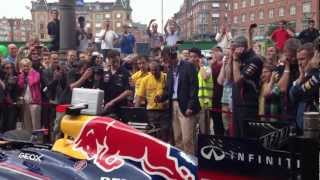 Red Bull Racing visit Denmark [upl. by Arraeis811]