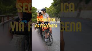 Via Francigena e segnaletica italiainbicicletta cycling cicloviaggiatore [upl. by Ahcsatan]