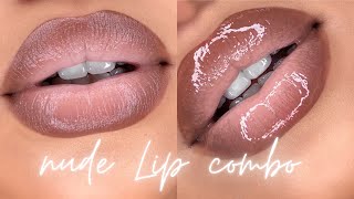 Ombre LipStick amp LipGloss TutorialStepByStep TutorialBeginner Friendly Products Busisiwe Kesi [upl. by Ardnoet]