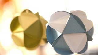 Paper Ball Ornaments [upl. by Teraj]