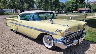 Possibly The Most Original 1958 Chevrolet Impala In Existence With Factory Air Ride 37k Miles [upl. by Lat520]