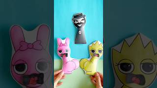 Incredibox Sprunki Cosmetics Surgery  Jiggly Big Balloon Pinki amp Owakcx Squishy Paper [upl. by Attenohs]