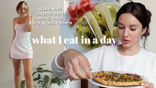 what i eat in a day  no longer intermittent fasting changing my meals timing and more [upl. by Mehala29]